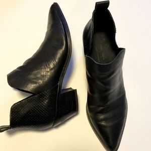 Leather Western Bootie